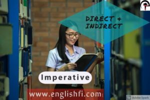 direct indirect narration imperative sentence.